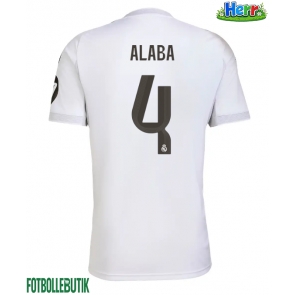 Real Madrid David Alaba #4 Hemmatröja 2025-26 Kortärmad